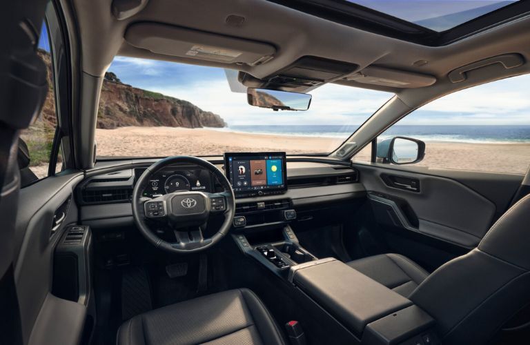 dashboard view of the 2026 Toyota RAV4