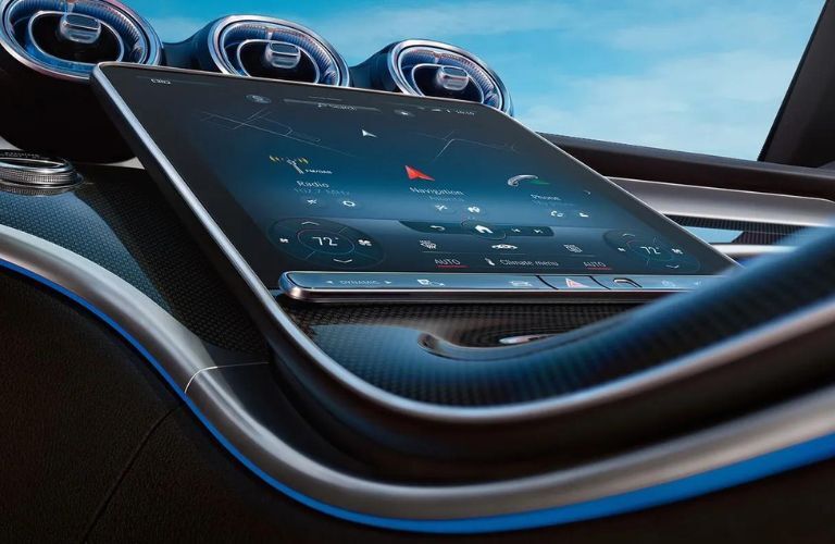 touchscreen of the 2024 Mercedes-Benz C 300 4MATIC Sedan