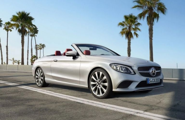 2021 C-Class Cabriolet on a road