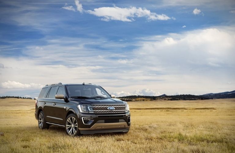 Ford SUV on a farmland
