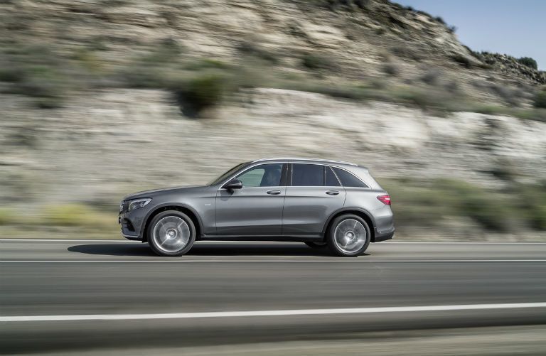 2016 Mercedes-Benz GLC SUV gray side view