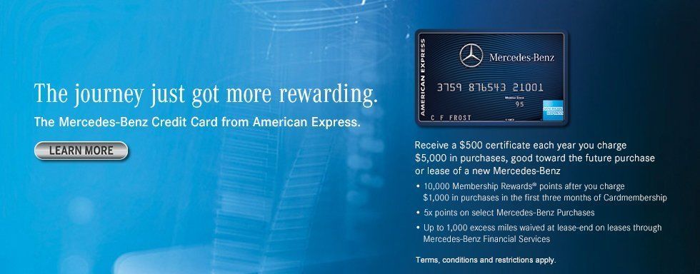 information about Mercedes-Benz Credit Card from American Express