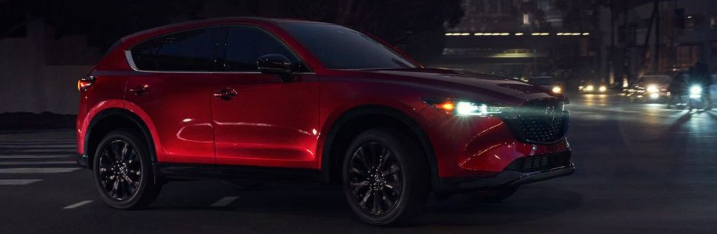 2023 Mazda CX-5 side and partial front view