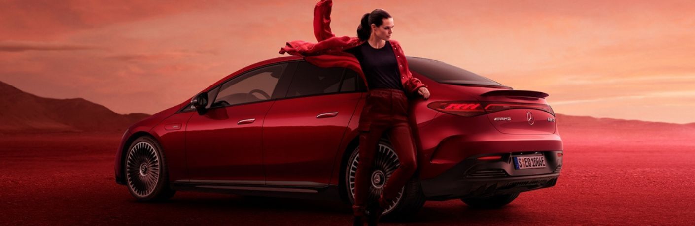 2024 Mercedes-AMG EQE Sedan side view image