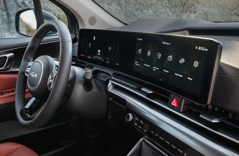 2026 Kia Carnival MPV interior front dash