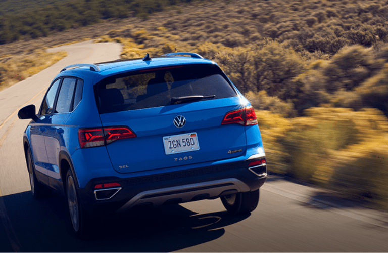 2023 VW Taos back view