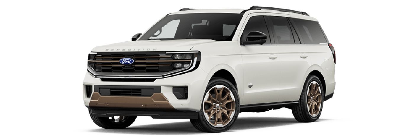 2027 Ford Expedition King Ranch front and side angle