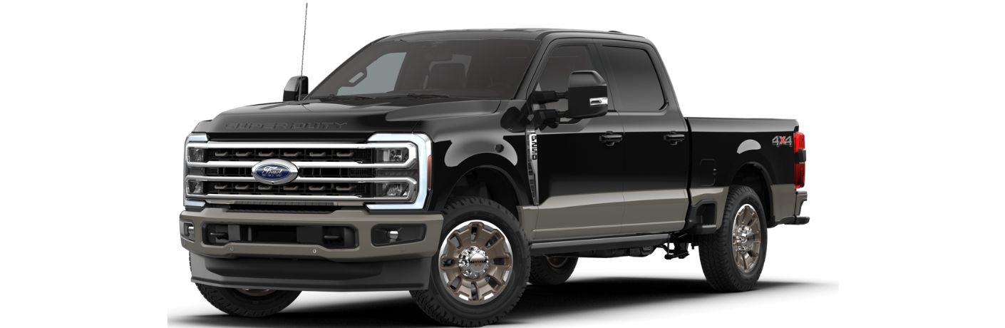 2026 Ford F-250 King Ranch front and side angle on white