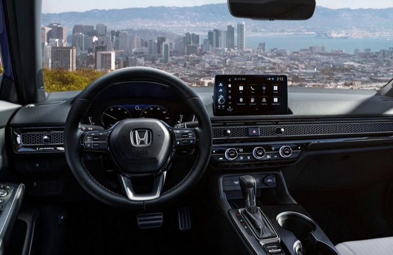 dashboard view of the 2026 Civic Sedan