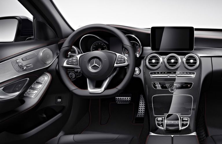 2018 Mercedes-AMG® C 63 Sedan steering wheel and dashboard