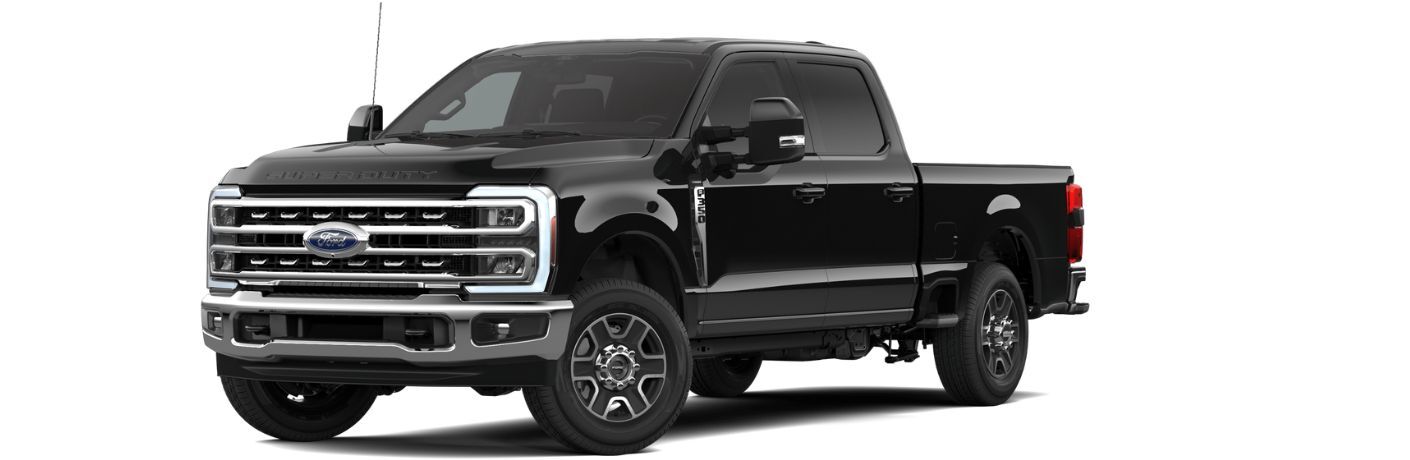 2026 Ford Super Duty F-350 Lariat truck front and side view