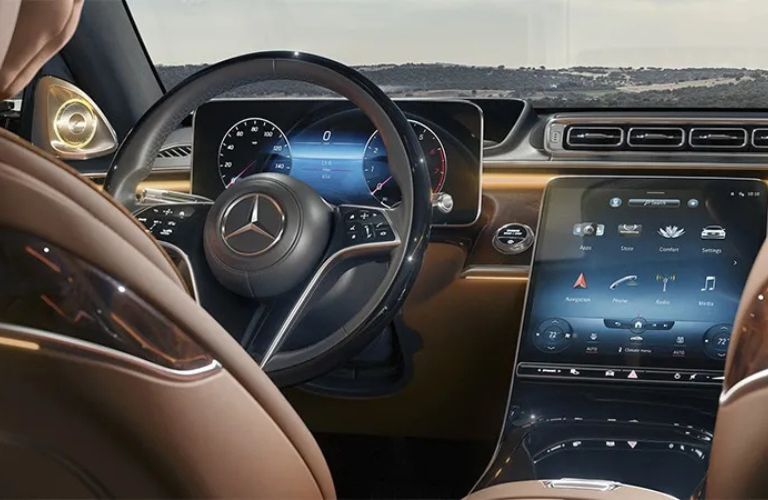 2025 Mercedes-Benz S 500 4MATIC® Sedan cabin view
