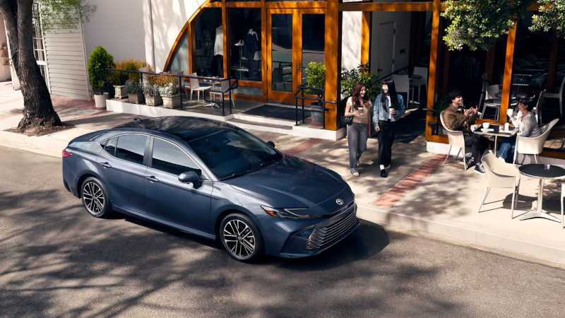 A front quarter exterior view of the 2026 Toyota Camry