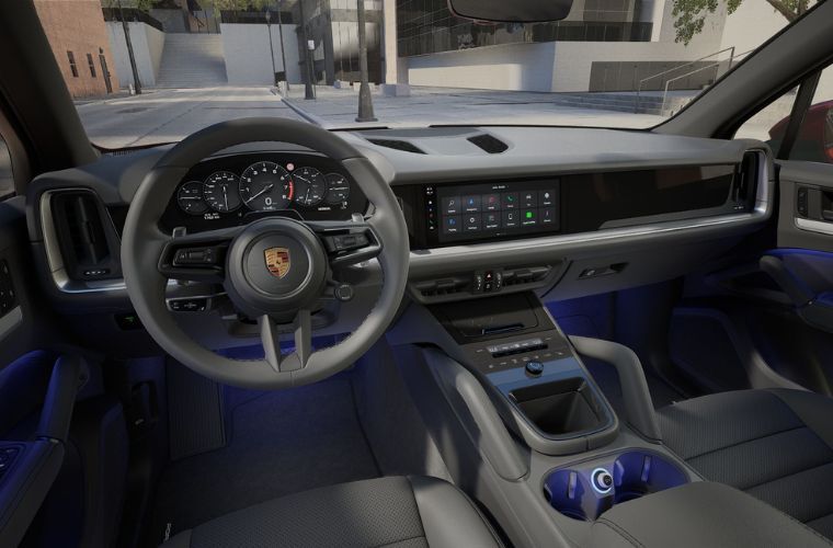 2027 Porsche Cayenne SUV interior front view