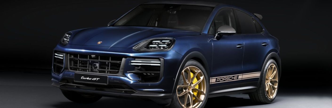 2024 Porsche Cayenne front and side view