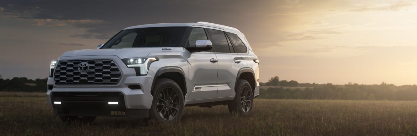 front quarter view of the 2025 Toyota Sequoia 1794 Edition