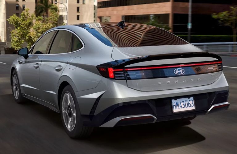 2025 Hyundai Sonata side and back view