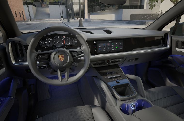 2027 Porsche Cayenne interior front dash
