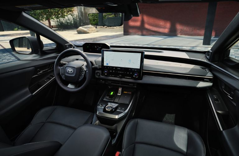 dashboard view of the 2027 Toyota bZ