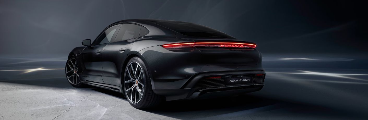 2026 Porsche Taycan Black Edition exterior rear view