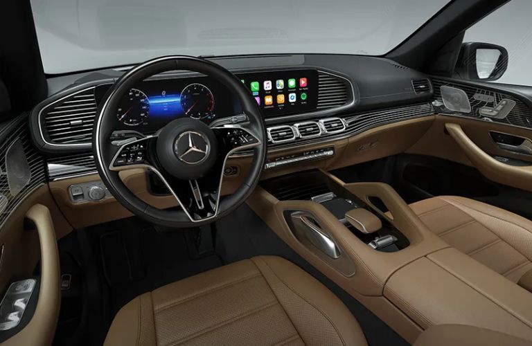 Front console of the 2024 Mercedes-Benz GLE 580 4MATIC®