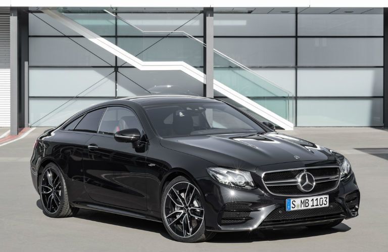 black Mercedes-Benz E-Class Coupe