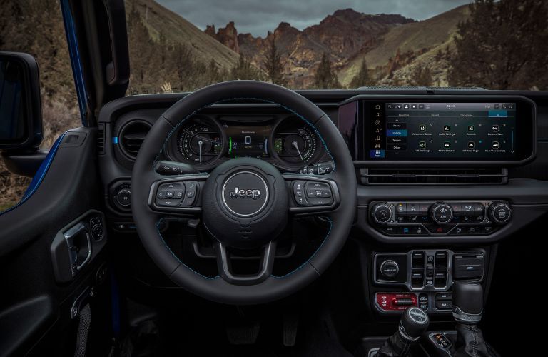 2024 Jeep Wrangler 4xe front interior