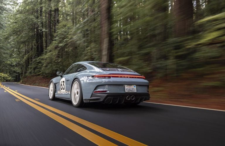 rear view of the 2024 Porsche 911 S/T