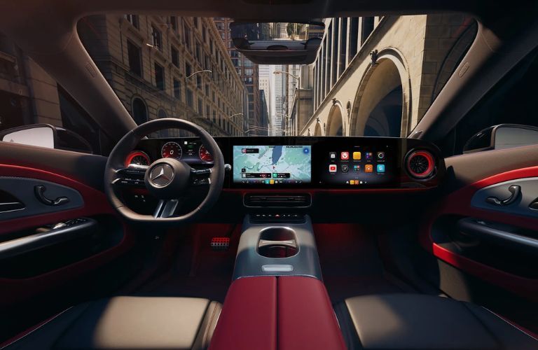 2026 Mercedes-Benz CLA 350 4MATIC® with EQ Technology Sedan interior front dash