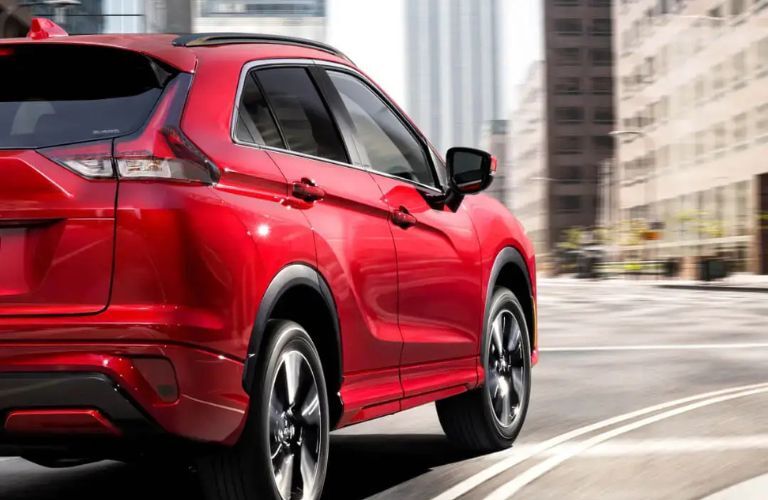 half side of the rear view of the 2024 Mitsubishi Eclipse Cross