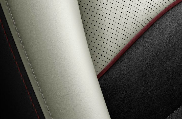 2017 mazda cx-3 with two-tone color seats