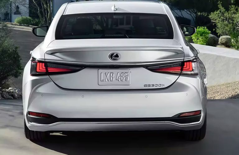 Rear view of the 2023 Lexus ES Sedan