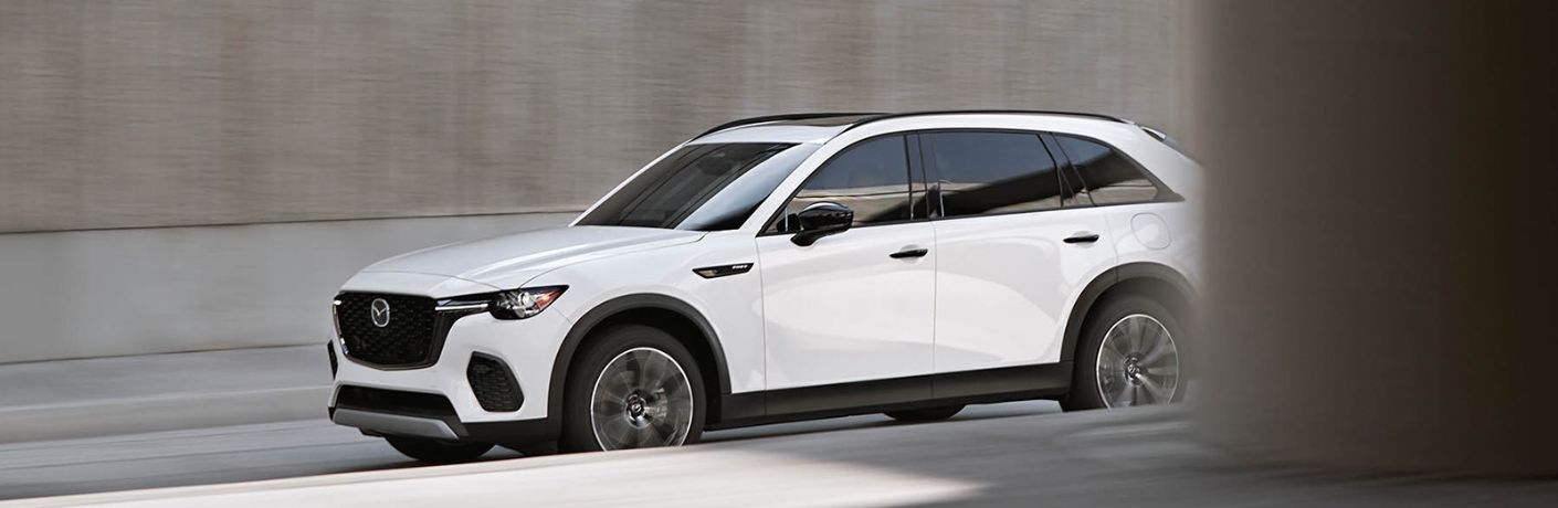 side view of the 2025 Mazda CX-70 PHEV