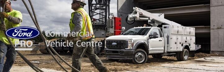 2024 Ford Chassis Cab on a work site