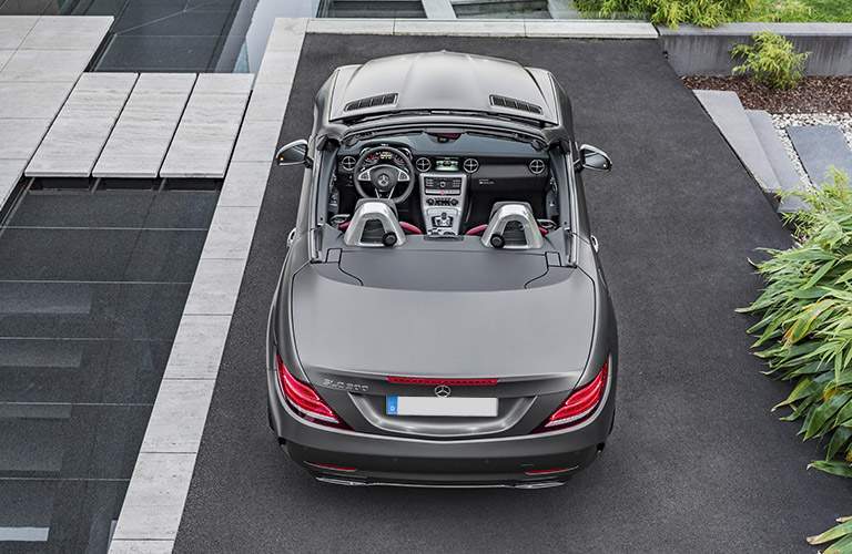 View of the 2018 Mercedes-Benz SLC Roadster from above