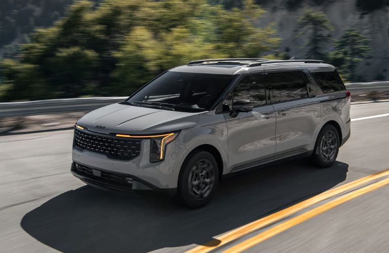 2025 Kia Carnival MPV on the road