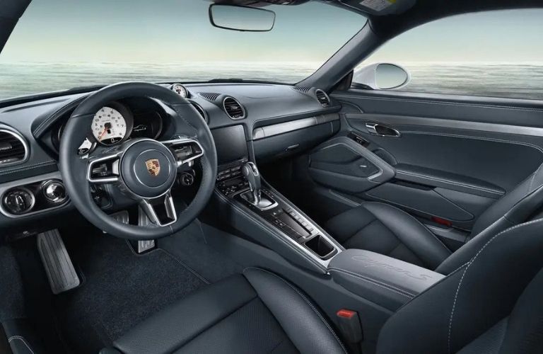 2022 Porsche 718 Cayman interior front dash
