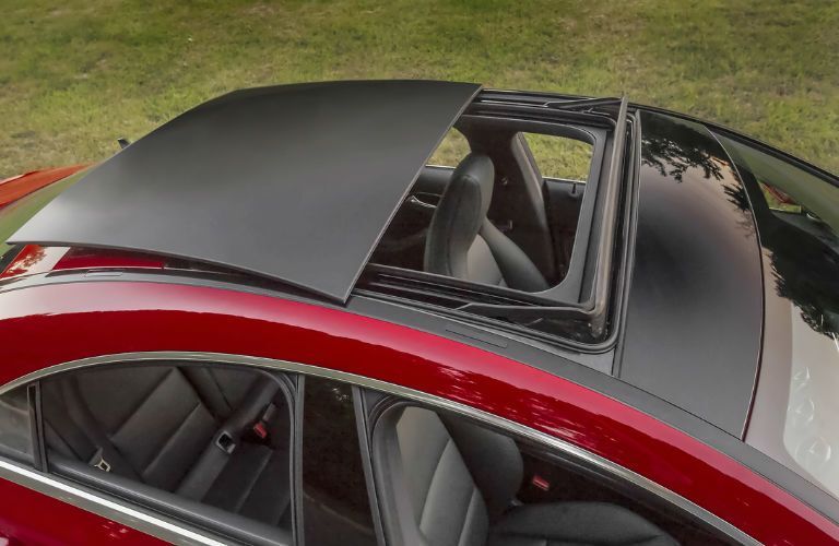2016 Mercedes-Benz CLA's panoramic sunroof