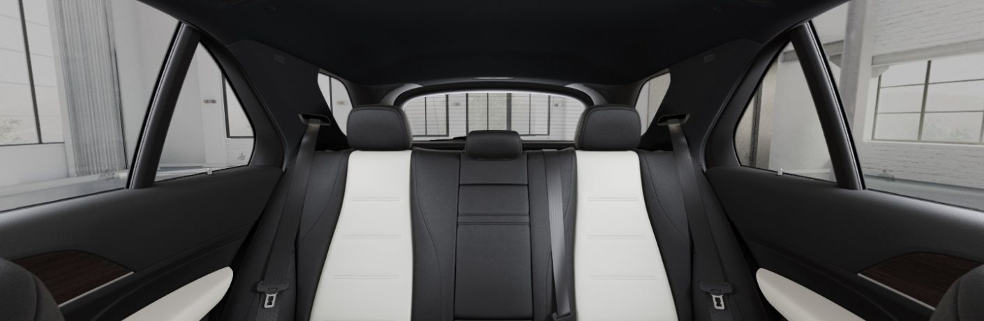 2026 Mercedes-Benz GLE 350 SUV rear seats in black and white