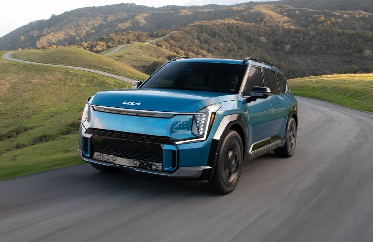 2025 Kia EV9 on the road