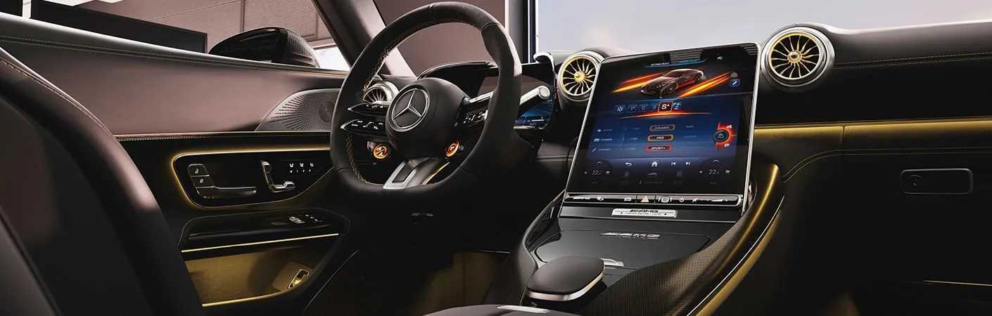 The cockpit and controls in the AMG® GT 63 APXGP Edition