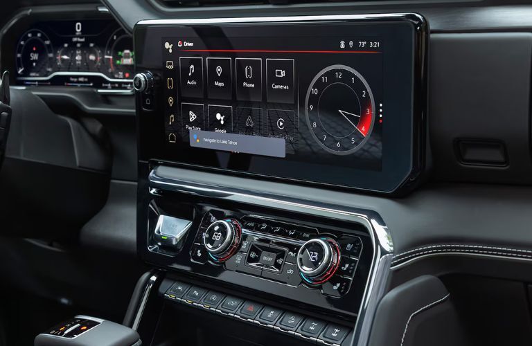 2025 GMC Sierra 1500 touchscreen display