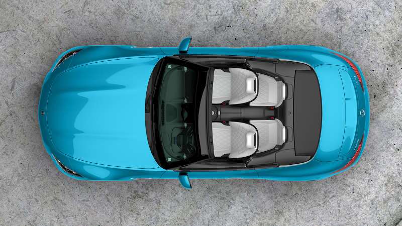 A top-down external view of the 2026 Mercedes-Benz SL-Class