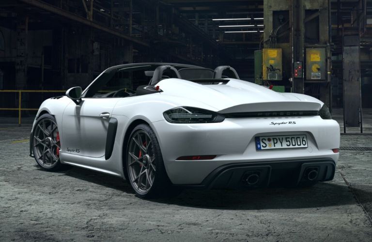 rear view of the 2025 Porsche 718 Spyder RS