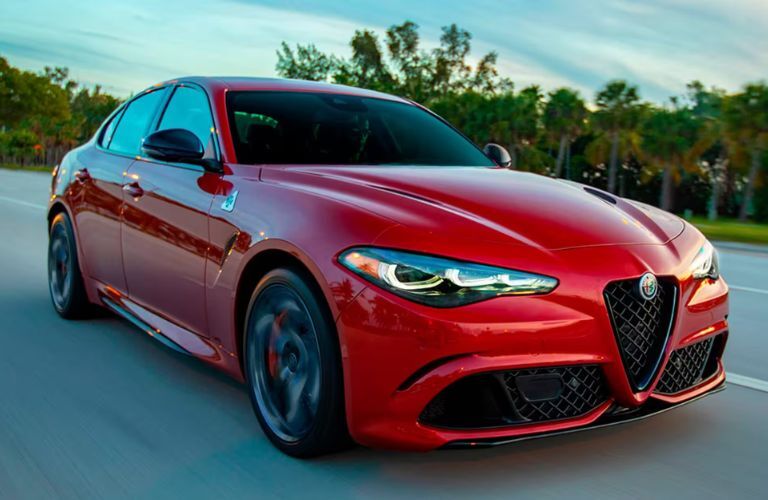 2024 Alfa Romeo Giulia side and front view