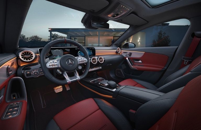 2022 Mercedes-AMG CLA 35 cockpit view
