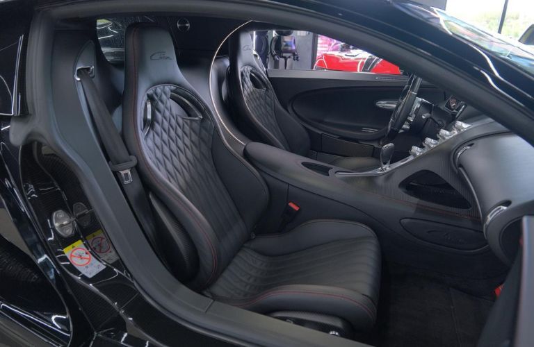 2018 Bugatti Chiron cabin