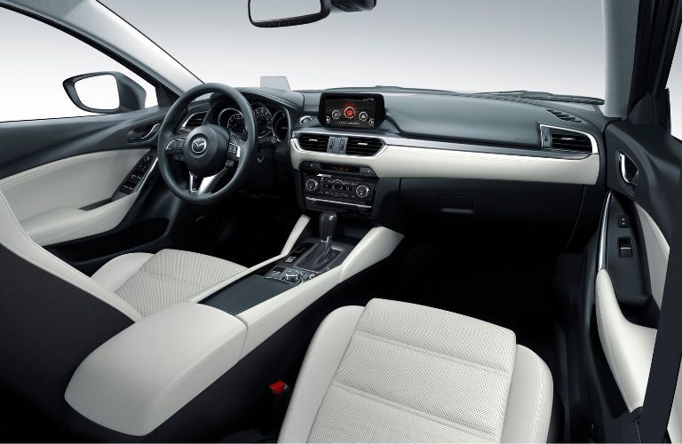 Cockpit view of the 2016 Mazda6