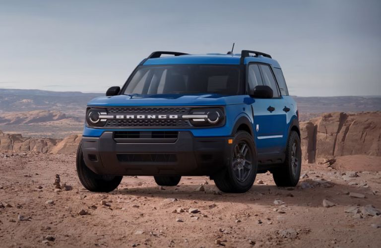 2026 Ford Bronco Sport Big Bend front view by a canyon