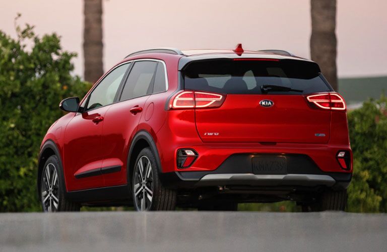 Rear quarter view of the 2022 Niro Plug-In Hybrid